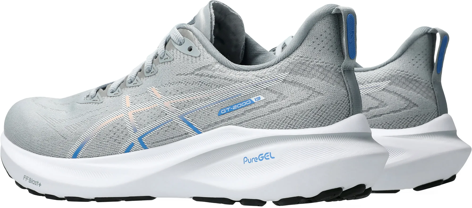 Asics GT 2000 13 Womens Running Shoes - Grey Socks social running shoe appeal