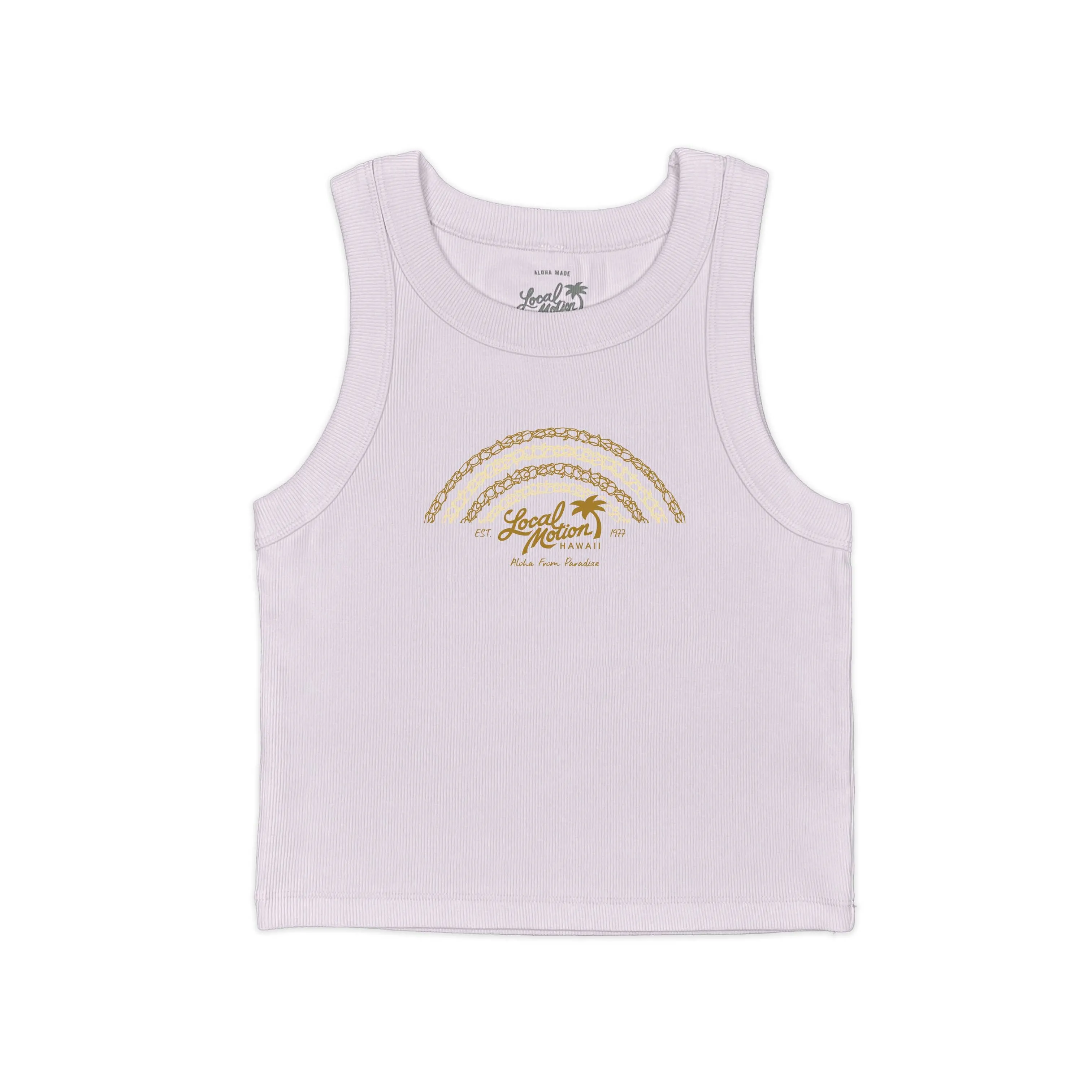 Odor Control Nanotechnology SWEET PIKAKE RIB CROP TANK TOP