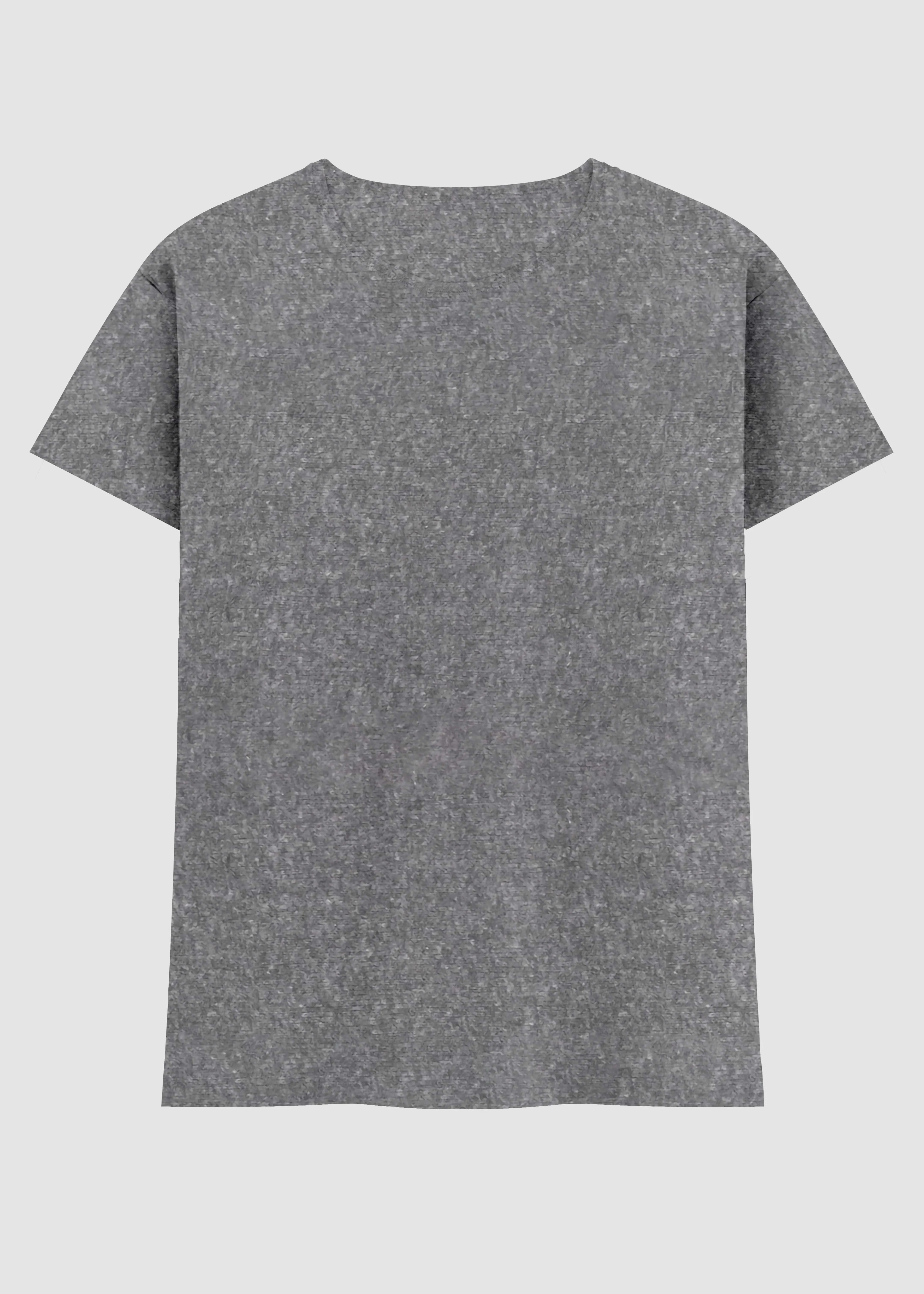 Minimal Look Casual Layer Look Charcoal Melange Women's Classic T-Shirt | FC21