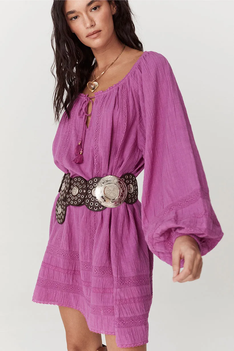 Serendipity Lace Tunic Dress Versatile dress for layering retro-style