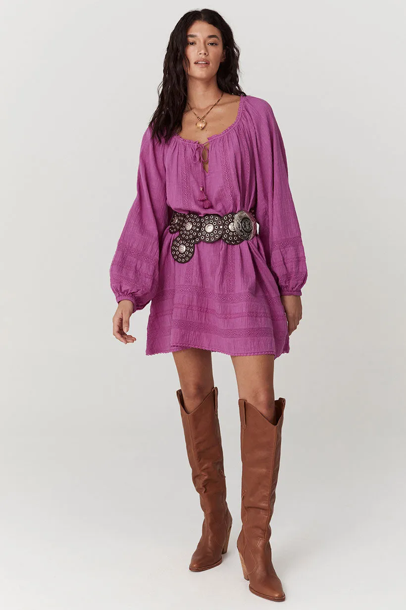 Serendipity Lace Tunic Dress Front Detail