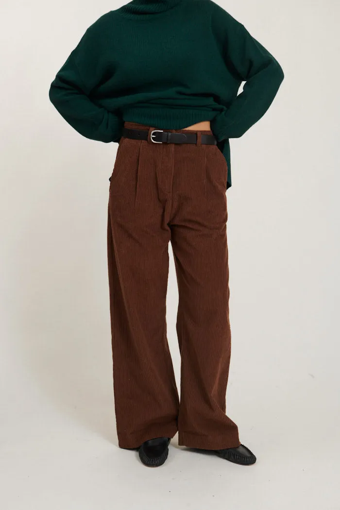 Comfortable Layers Cherry Pants - Bison