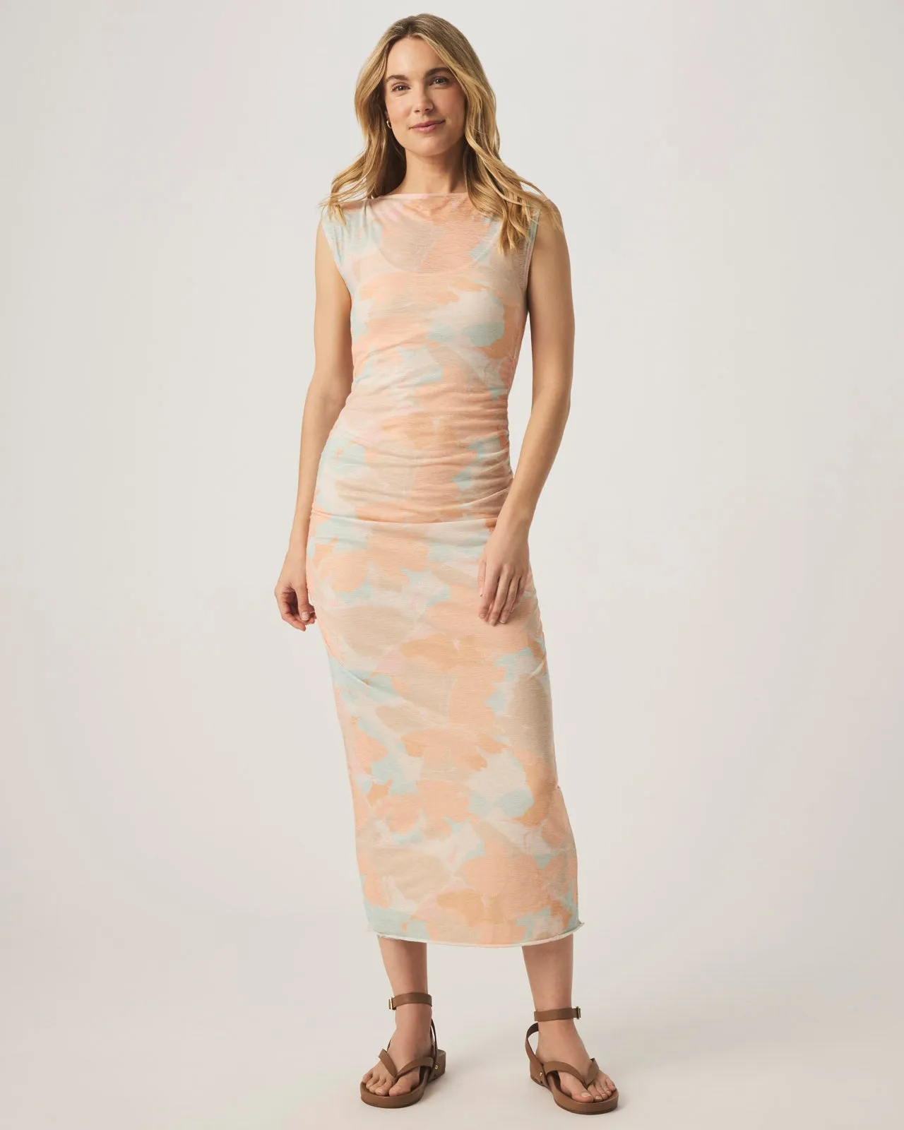 Cheyla Midi Dress Subtle pattern