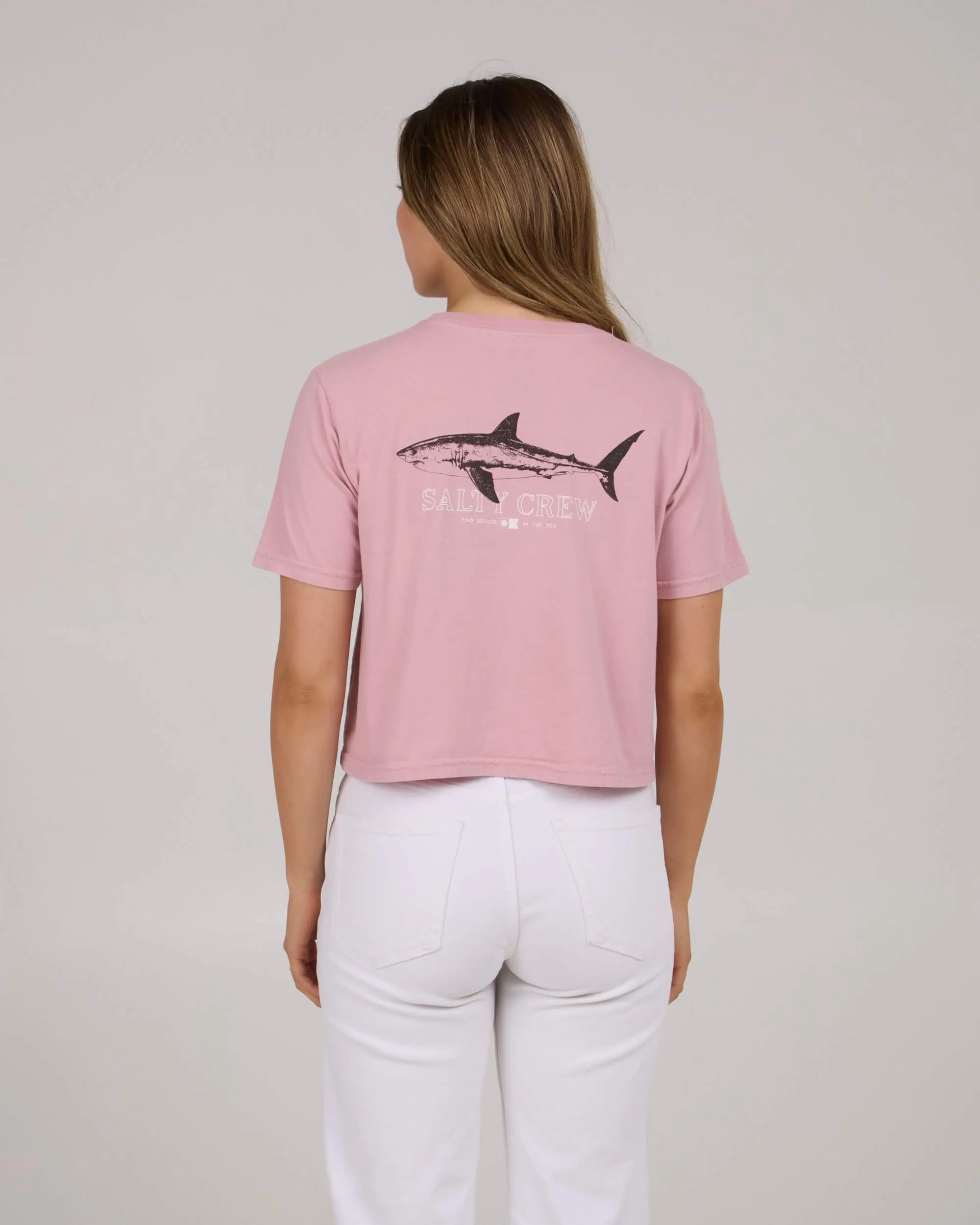 Chic Fit Soft Wear Brother Bruce Crop Tee - Warm Liliac