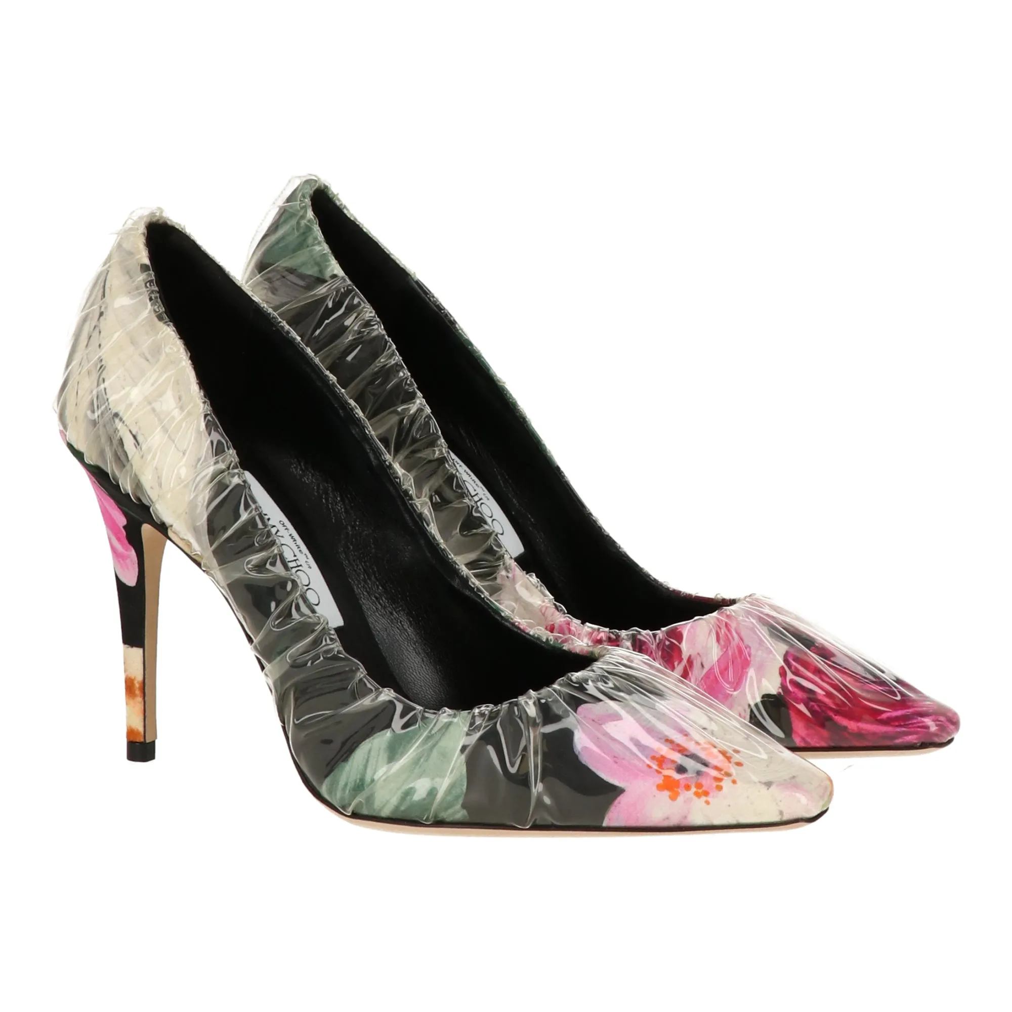Shiny Accent Lightweight Sole Off White Womens Multicolored Pump