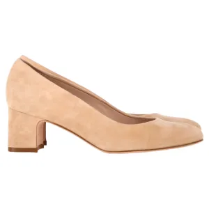 Stuart Weitzman Mary Ann 60 Pumps in Beige Suede Urban Cool