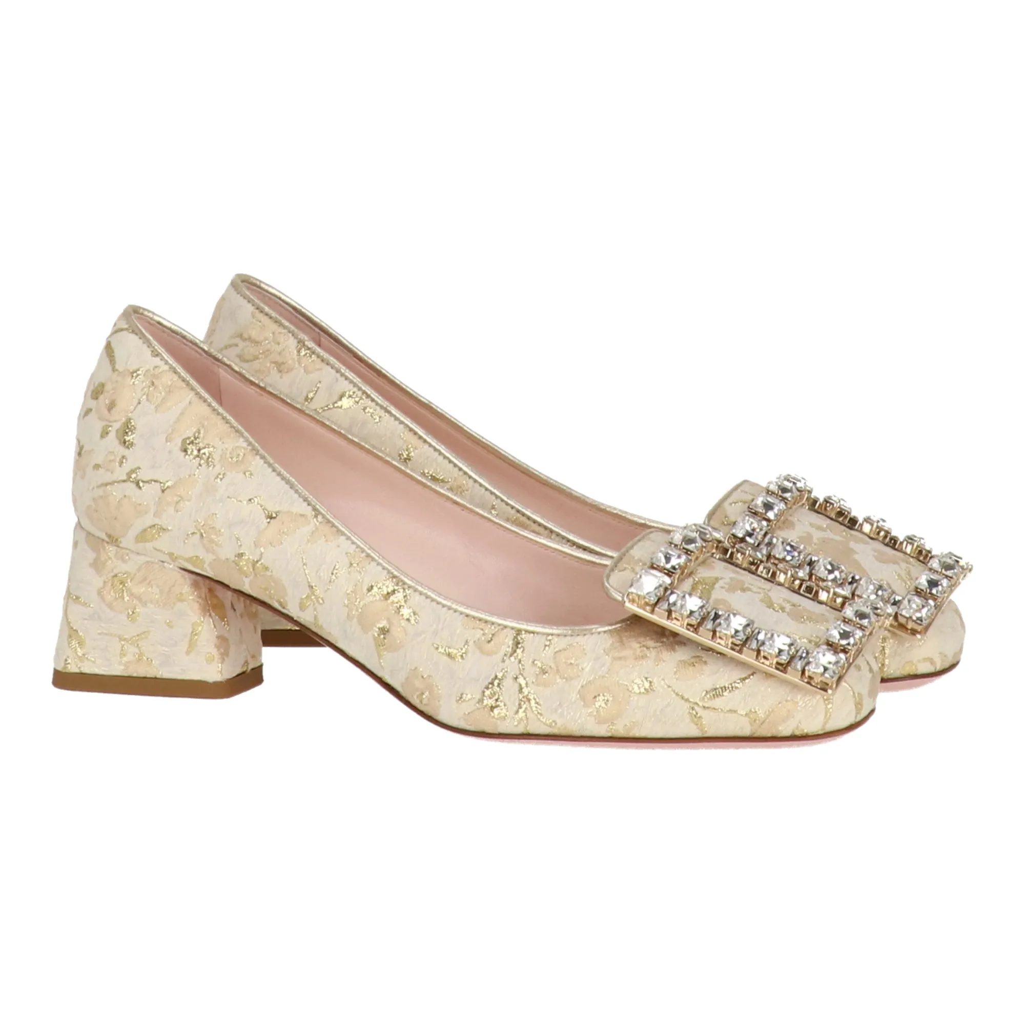 Wedding Heels for Bridesmaids Roger Vivier Womens Yellow Pump