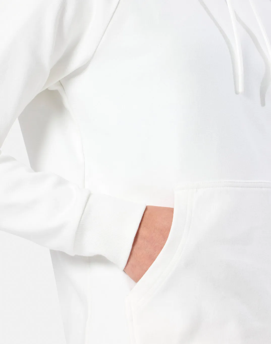 Lightweight Comfort shoe accents Chill Hoodie in Ultra White