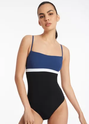 Versa Tank One Piece - Pacific Blue Vacation Time