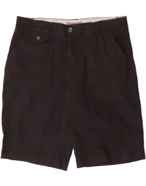 Eco Friendly Material Gym Companion DOCKERS Womens Curvy Mid Rise Chino Shorts US 12 Large W34 Black Cotton