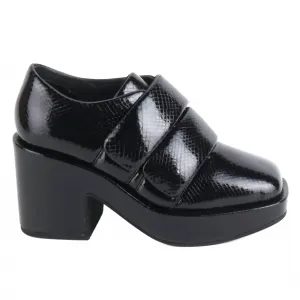 Beach Wedding Heels Enhanced Mobility Crime Platform Loafer In Black