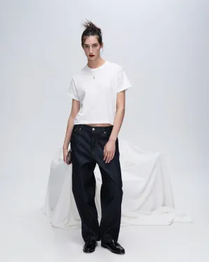 Classic Jersey Short Sleeve Boy Tee - White Comfortable Look Cozy Flex