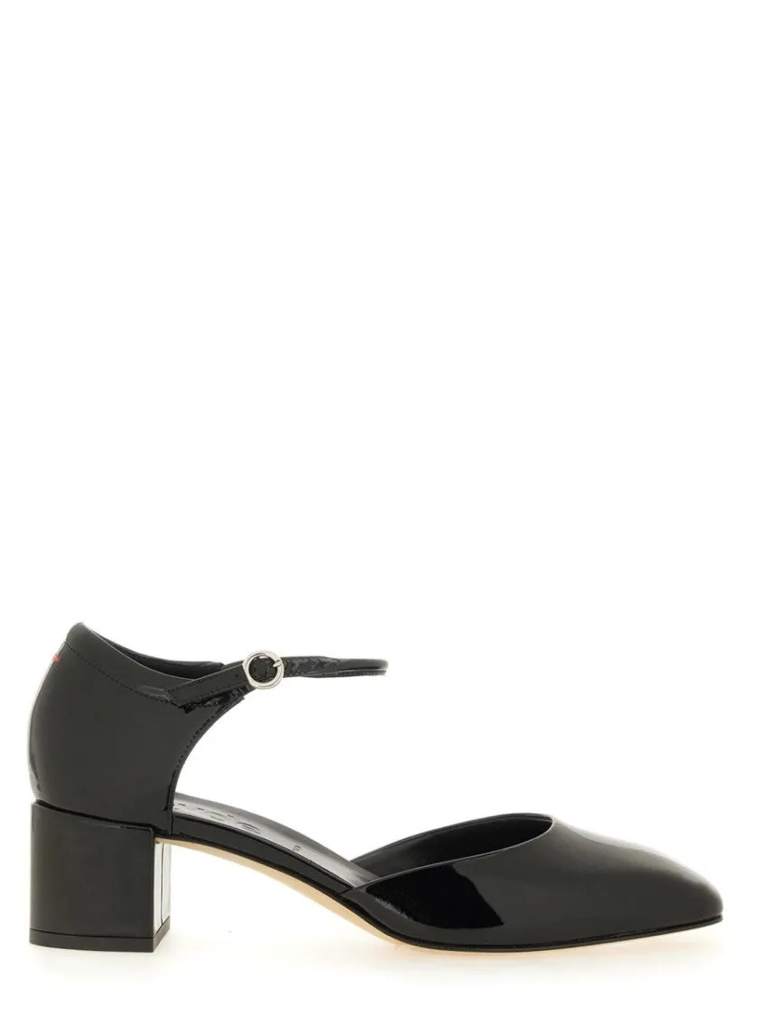 Plush Heels Textured Surface Magda" Pump