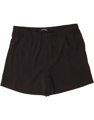 MARKS & SPENCER Womens Regular Fit Casual Shorts UK 24 4XL  Black Streamlined Design