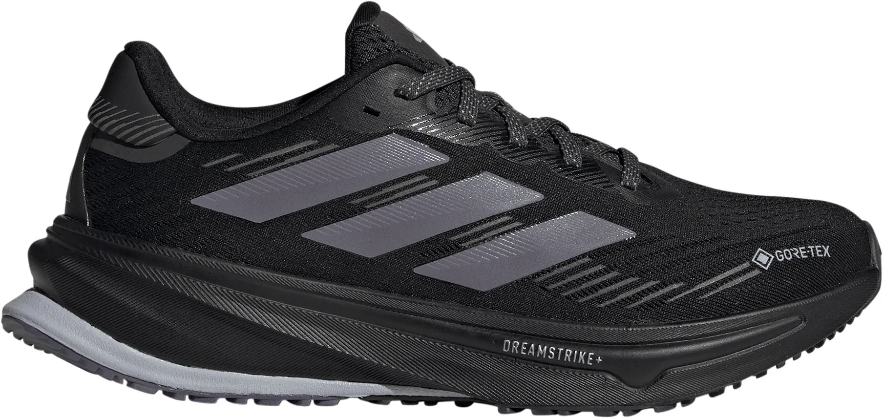 adidas Supernova Rise GORE-TEX Womens Running Shoes - Black Aerobic Performance Optimized