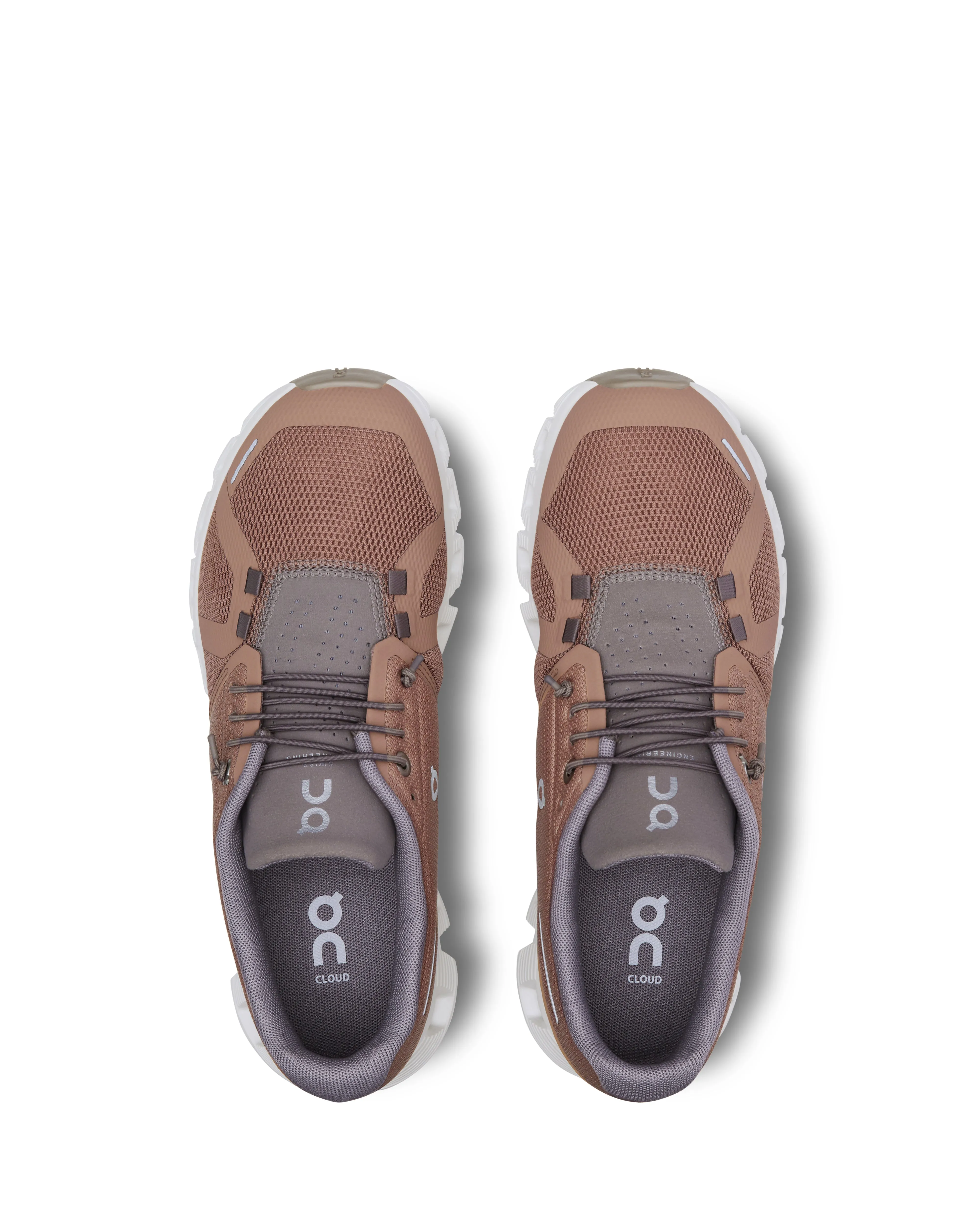 Heat Mode Women's On Cloud 5 Running Shoes - Rosebrown/Fog