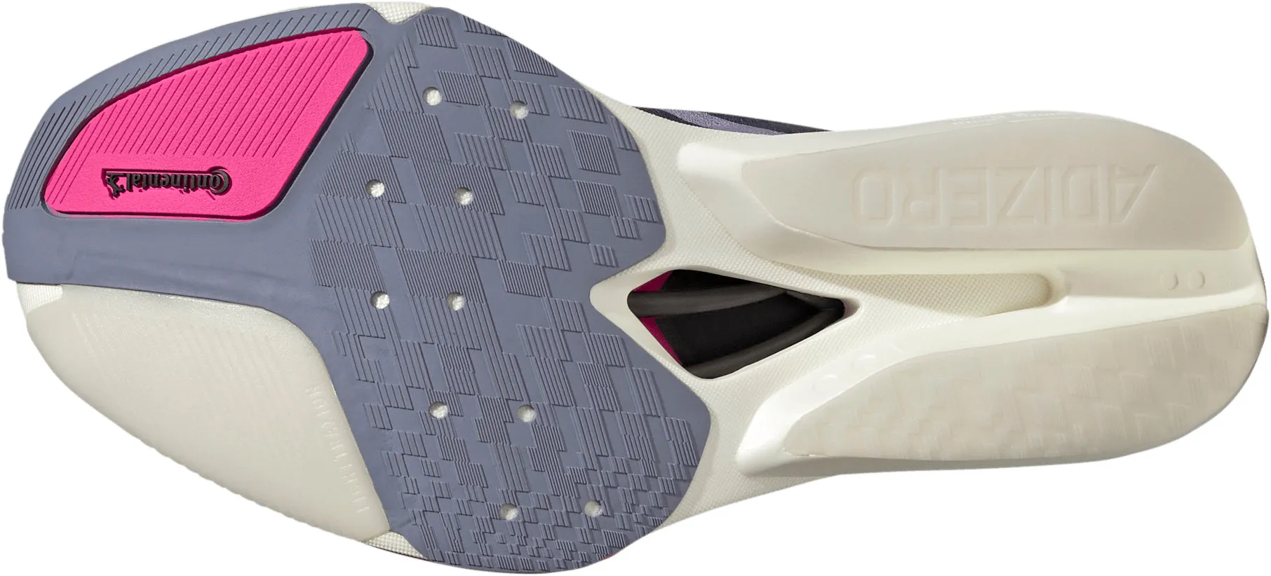 Durable Traction Pattern Solid colors adidas Adizero Prime X3 Strung Running Shoes - Purple