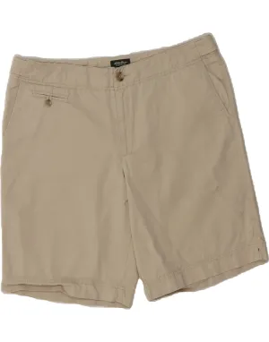 EDDIE BAUER Womens Vashon Fit Chino Shorts US 16 2XL W36  Beige Cotton Moisture Management Tech