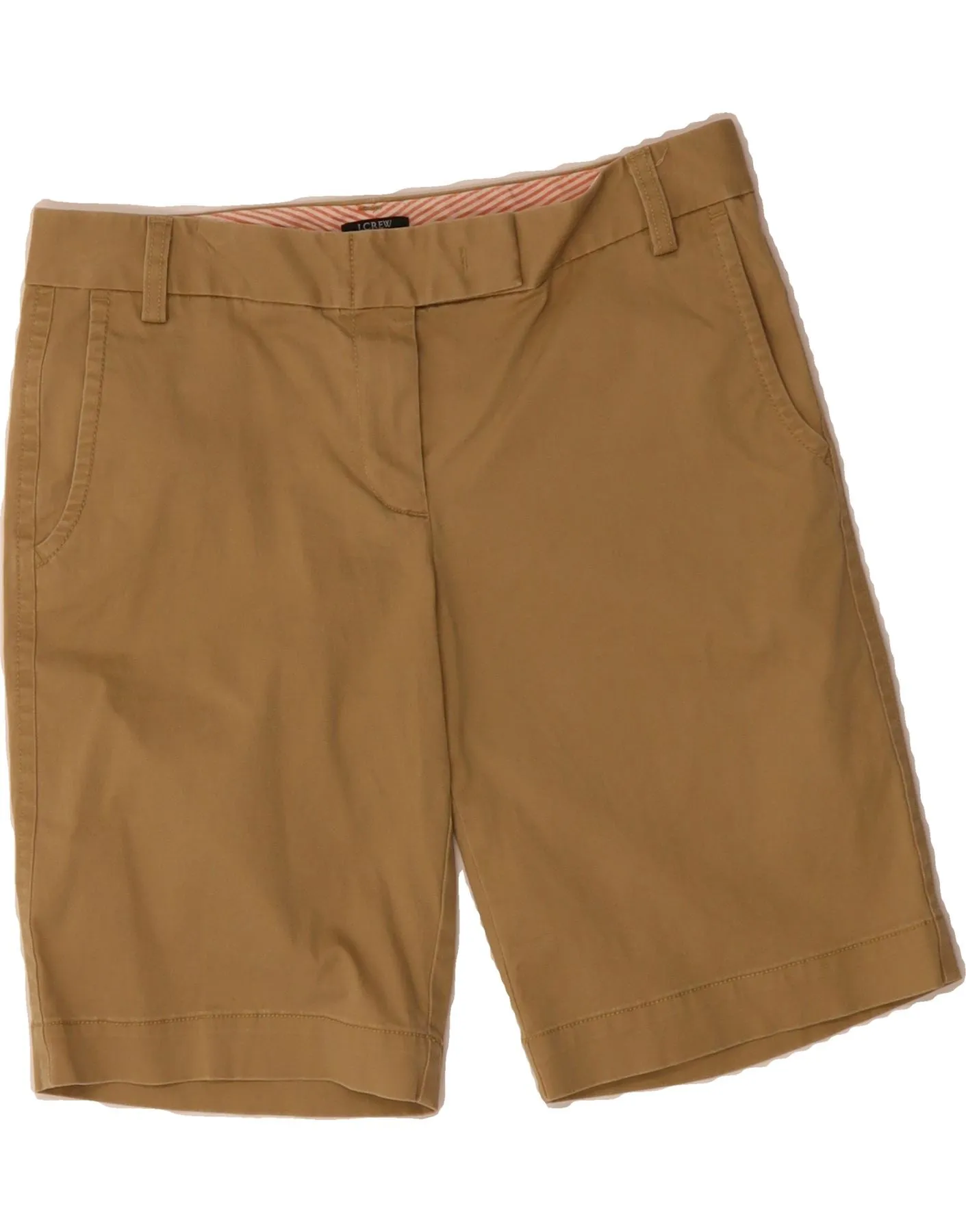 Trend-Driven Textured Finish J. CREW Womens Chino Shorts US 8 Medium W32  Brown