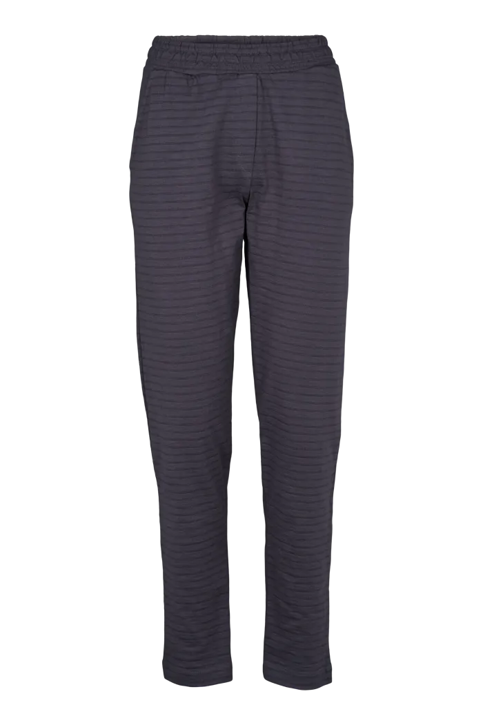 Saga Pants GOTS - Blackened Pearl ElasticCuffs Timeless Appeal