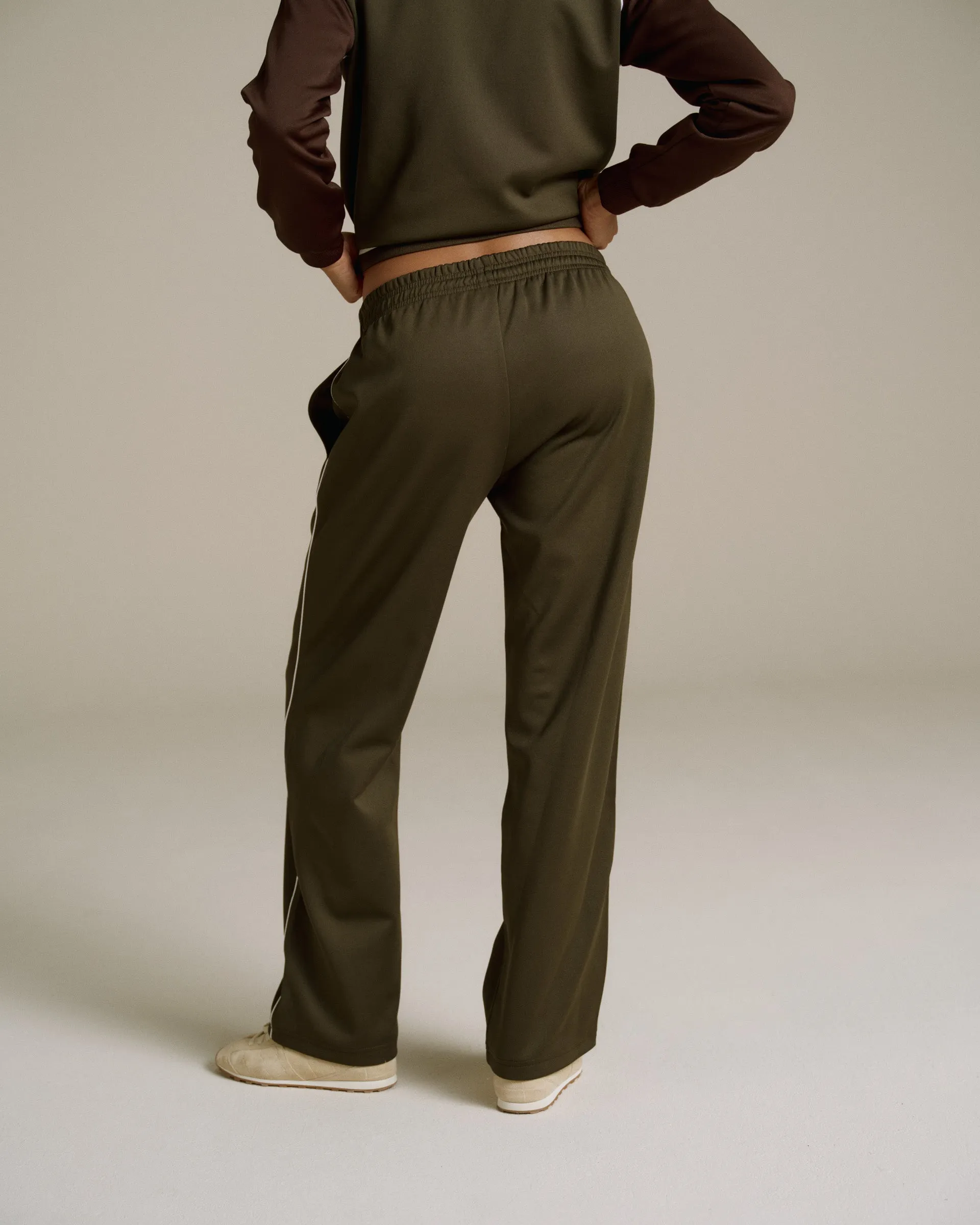 Jersey Track Pant - Fern Green Minimal Waistband