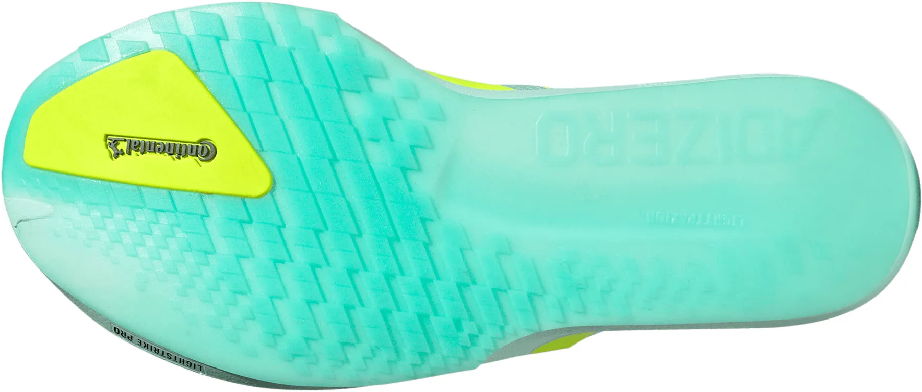 adidas Adizero Adios 9 Womens Running Shoes - Green Lockdown Heel Support