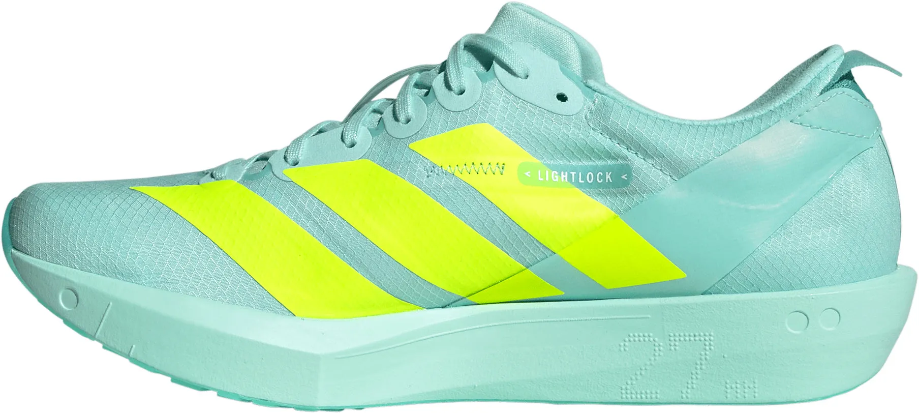 training running shoe situation running in a composite bridge area shoes adidas Adizero Adios 9 Womens Running Shoes - Green