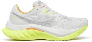 reinforced - heel - area - sturdiness shoes Incredible breathability Saucony Endorphin Speed 4 Womens Running Shoes - White