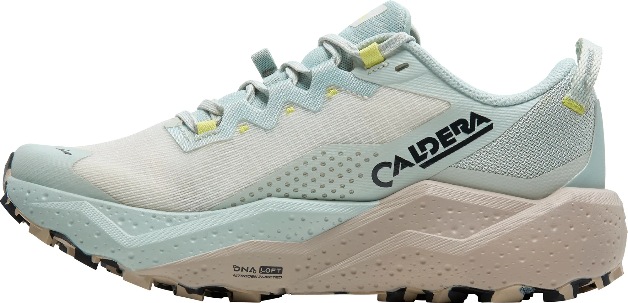 pre - designed shoe pattern Brooks Caldera 8 Womens Trail Running Shoes - Blue