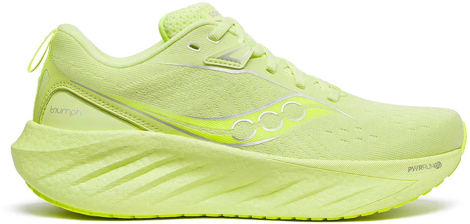 Huge functionality Lightweight Foam Core Saucony Triumph 22 Womens Running Shoes - Yellow