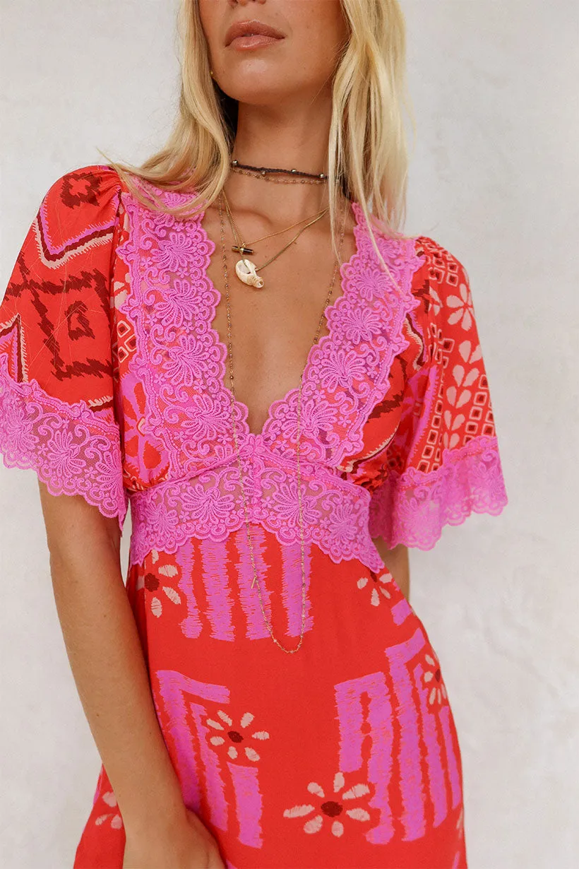 Libertine Lace Mini Dress Daily Chic