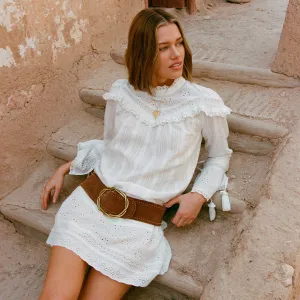 Clean Tone Whimsy Garden Lace Tunic Dress