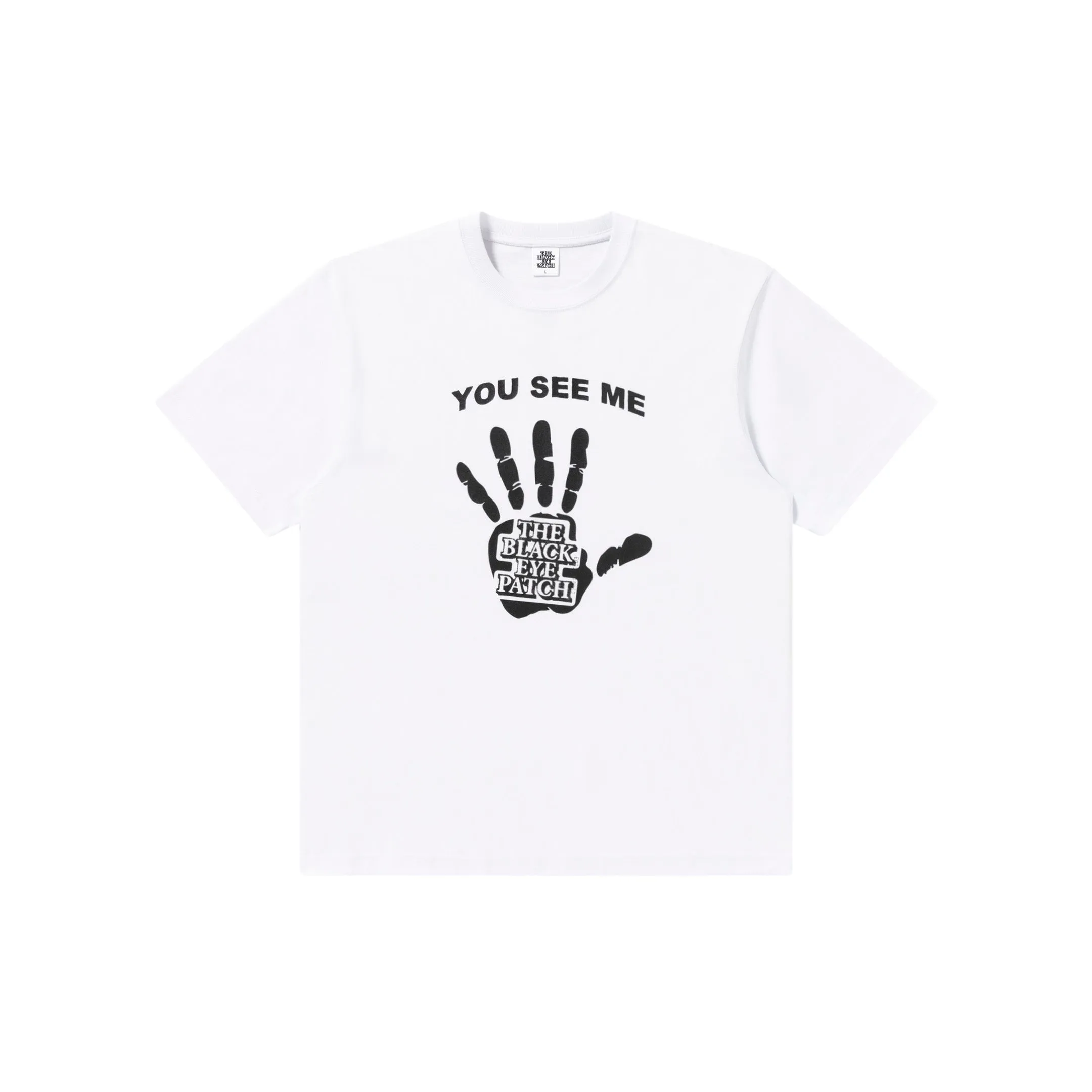 TALK TO THE HAND TEE WHITE Cozy Layer Non-toxic