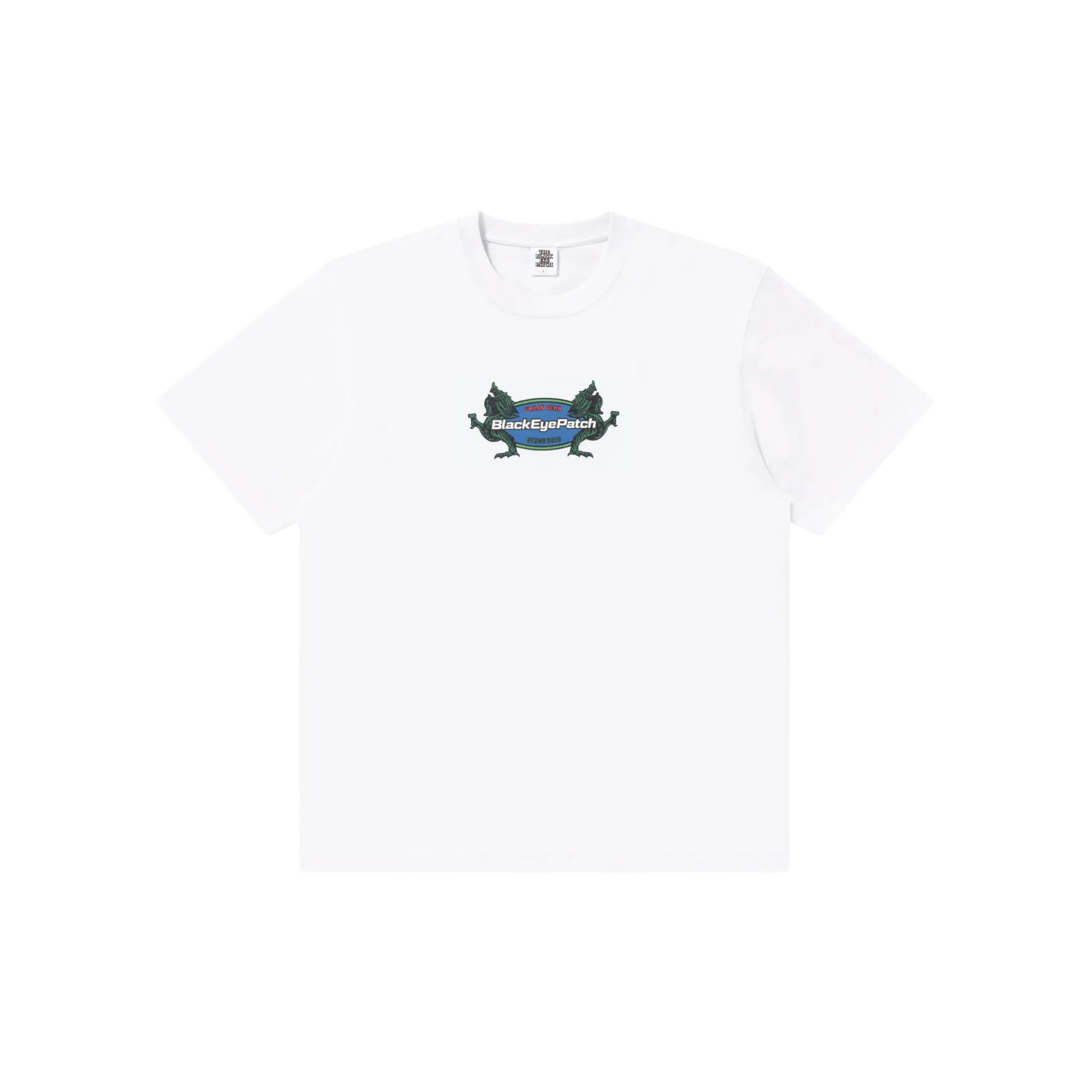GUARDIAN OVAL LOGO TEE WHITE V neck style Quick Dry Wear Fit