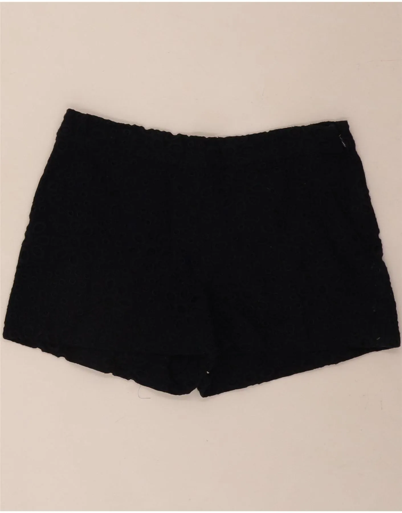 J. CREW Womens Casual Shorts US 4 Small W27  Navy Blue Floral Cotton Beach Ready Party Ready