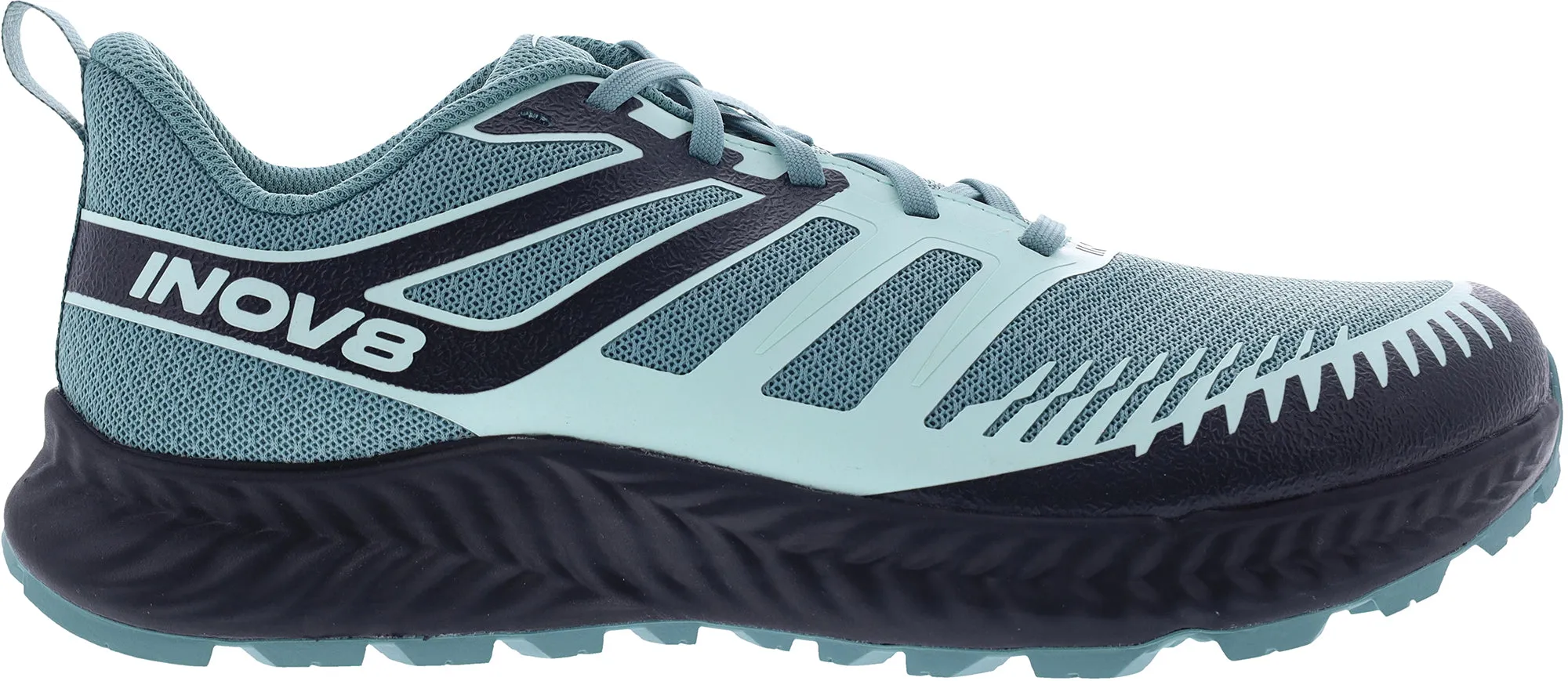 Inov8 TrailFly Womens Trail Running Shoes - Green hybrid - material shoes