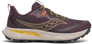 Saucony Peregrine 15 Womens Trail Running Shoes - Red extra - wide running shoes