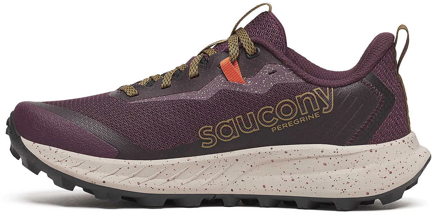 Saucony Peregrine 15 Womens Trail Running Shoes - Red swimmers' shoes