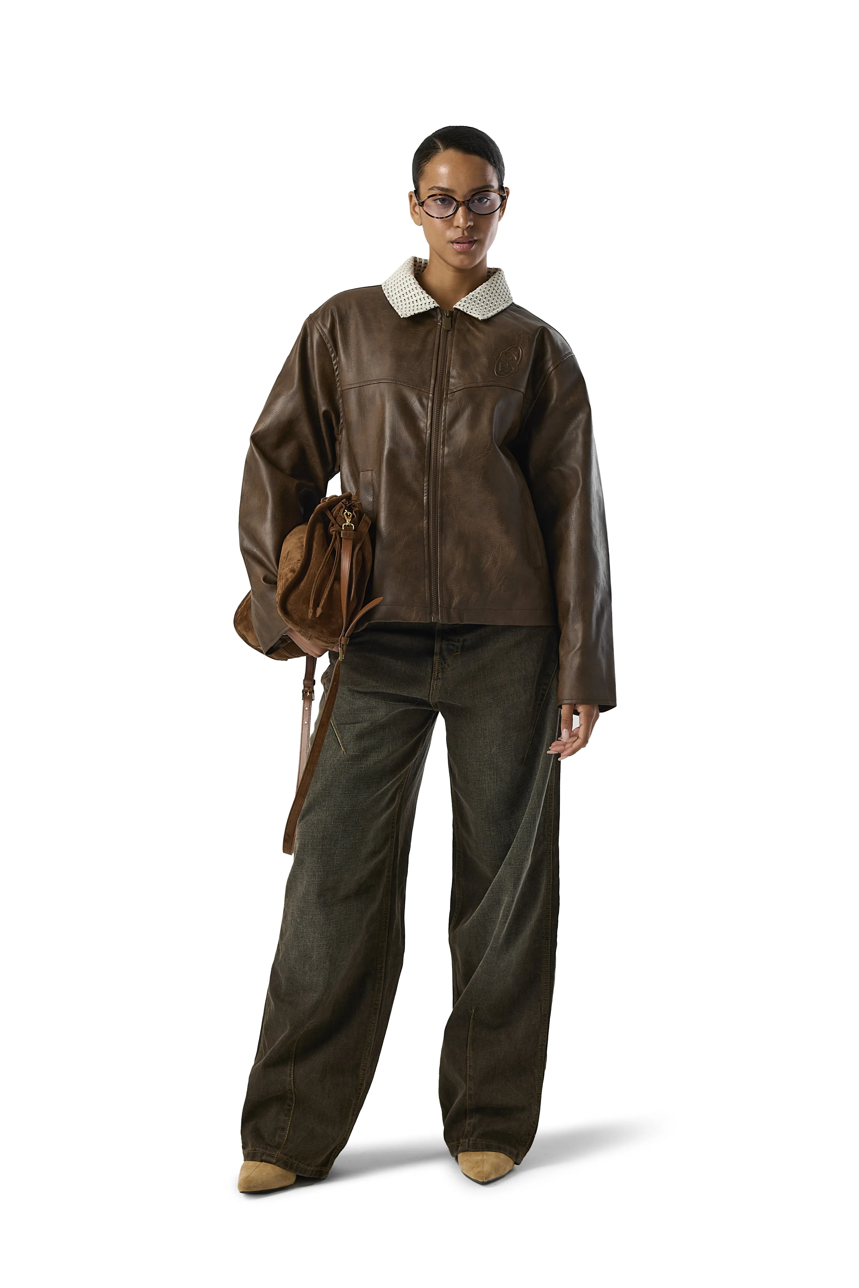 CONKER Vegan Leather Jacket EcoFriendly Dye