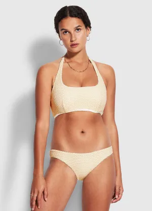 Dreamcatcher  Hipster Pant - Ecru Wrinkle Resistant Blend Flexible Fit System