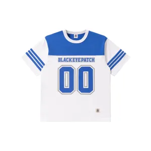 Athletic Comfort Wear Casual Layers DOUBLE O FOOTBALL TEE WHITE