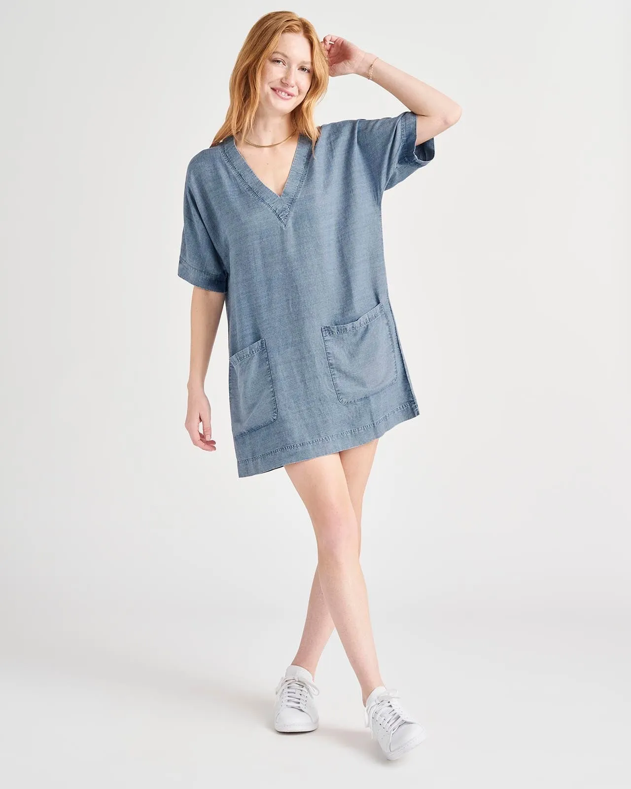 Delicate Touch Viola Indigo Dress