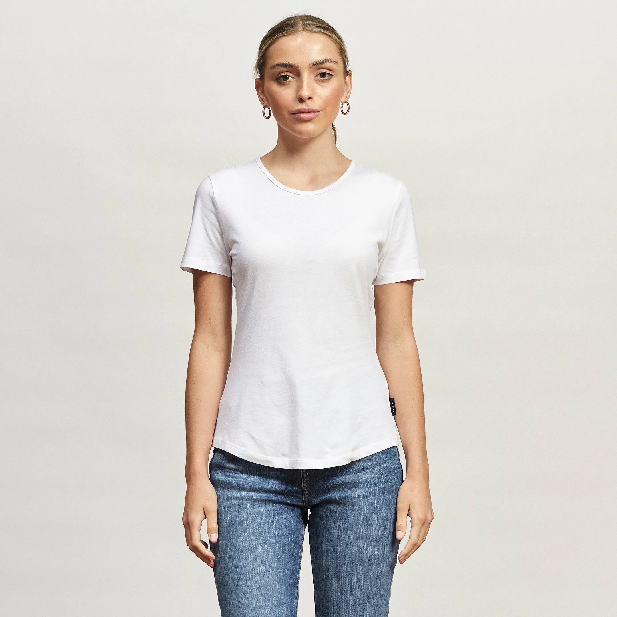Cotton Crew Tee Oversized Cut Weekend Outfit