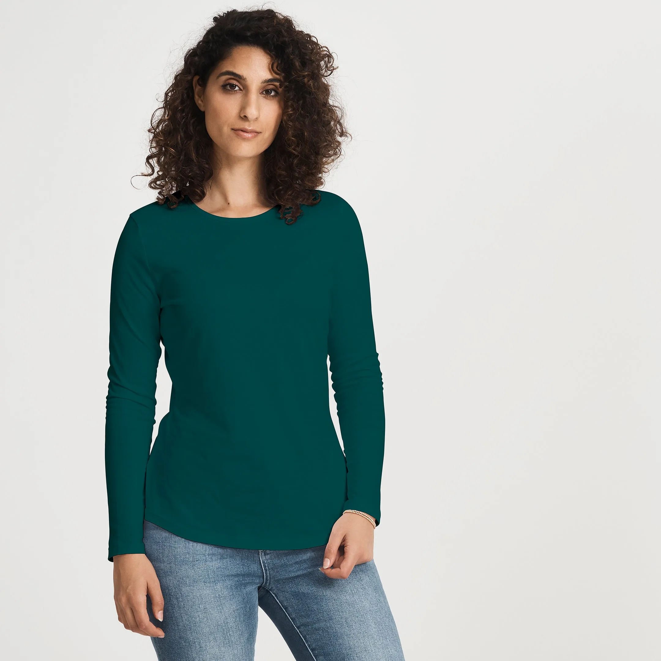 Breathable Material baby shower Cotton LS Crew Tee