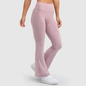 No Compression MotionSoft Flared Leggings - Soft Mauve