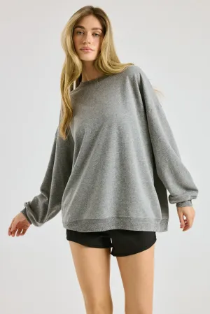 Smooth Touch Ultra Stretch Waistband Crew Sweatshirt