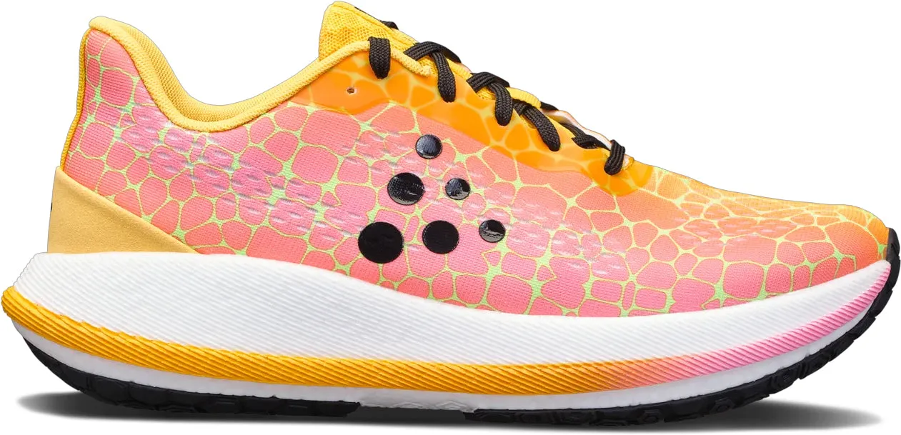 leather running shoes Craft Pacer Womens Running Shoes - Orange