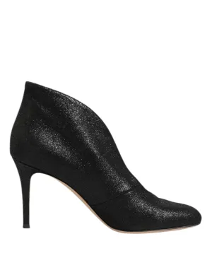 Classy High Heels Gianvito Rossi Metallic Pump Stiletto Heels Women's Shoes