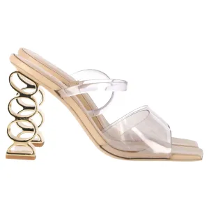 Slip-Resistant Heels Men's footwear Cult Gaia Bahar Sandals in Clear PVC