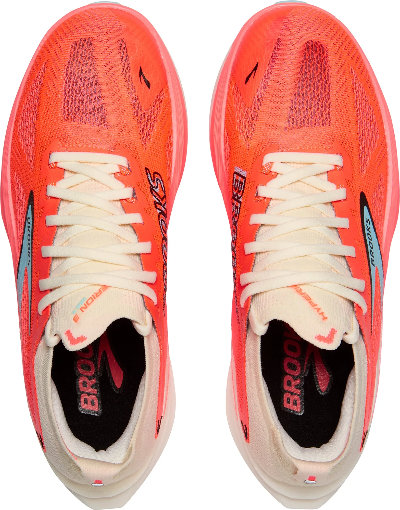 Brooks Hyperion Max 3 Womens Running Shoes - Orange Friction Free Wide Base Platform